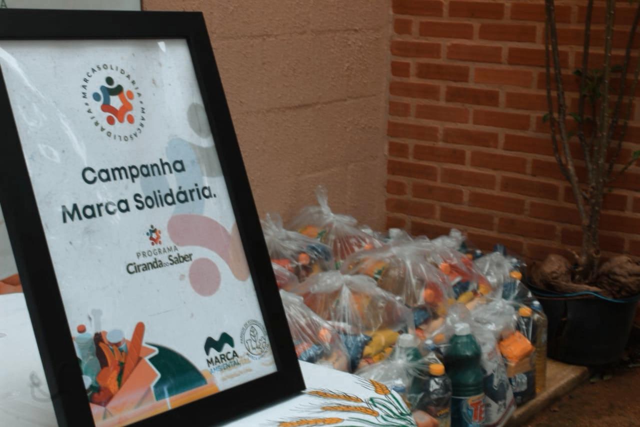 #MarcaSolidária arrecada mais de 300 cestas básicas para famílias