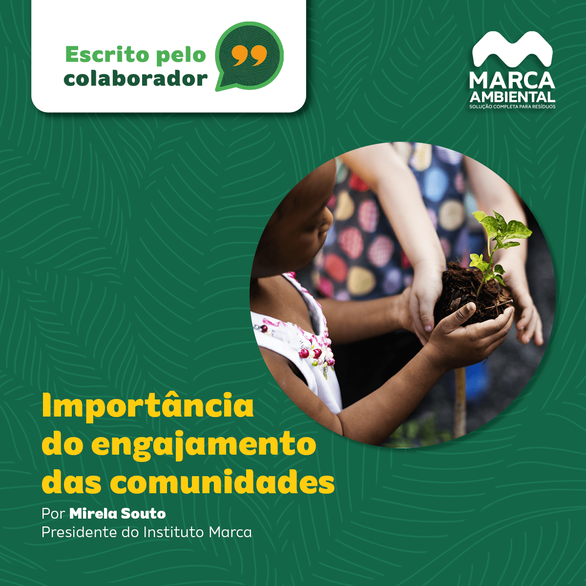 Engajamento das comunidades em prol do desenvolvimento sustentável